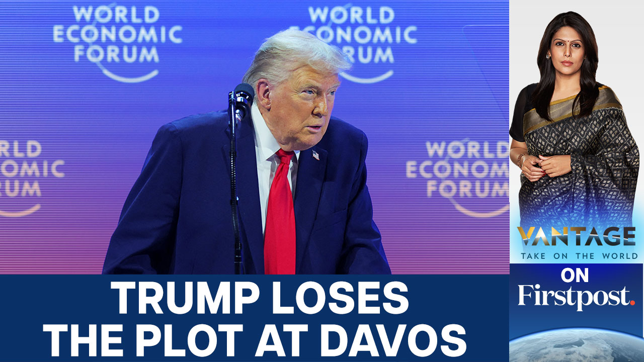 Trump Attacks Europe and Biden in Rambling Davos Speech | Vantage with Palki Sharma | N18G Trump Attacks Europe and Biden in Rambling Davos Speech | Vantage with Palki Sharma | N18G