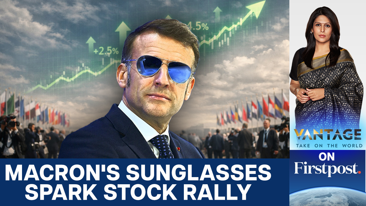 Emmanuel Macron's Sunglasses Spark Surge in Shares of Small Italian Firm | Vantage With Palki Sharma Emmanuel Macron's Sunglasses Spark Surge in Shares of Small Italian Firm | Vantage With Palki Sharma