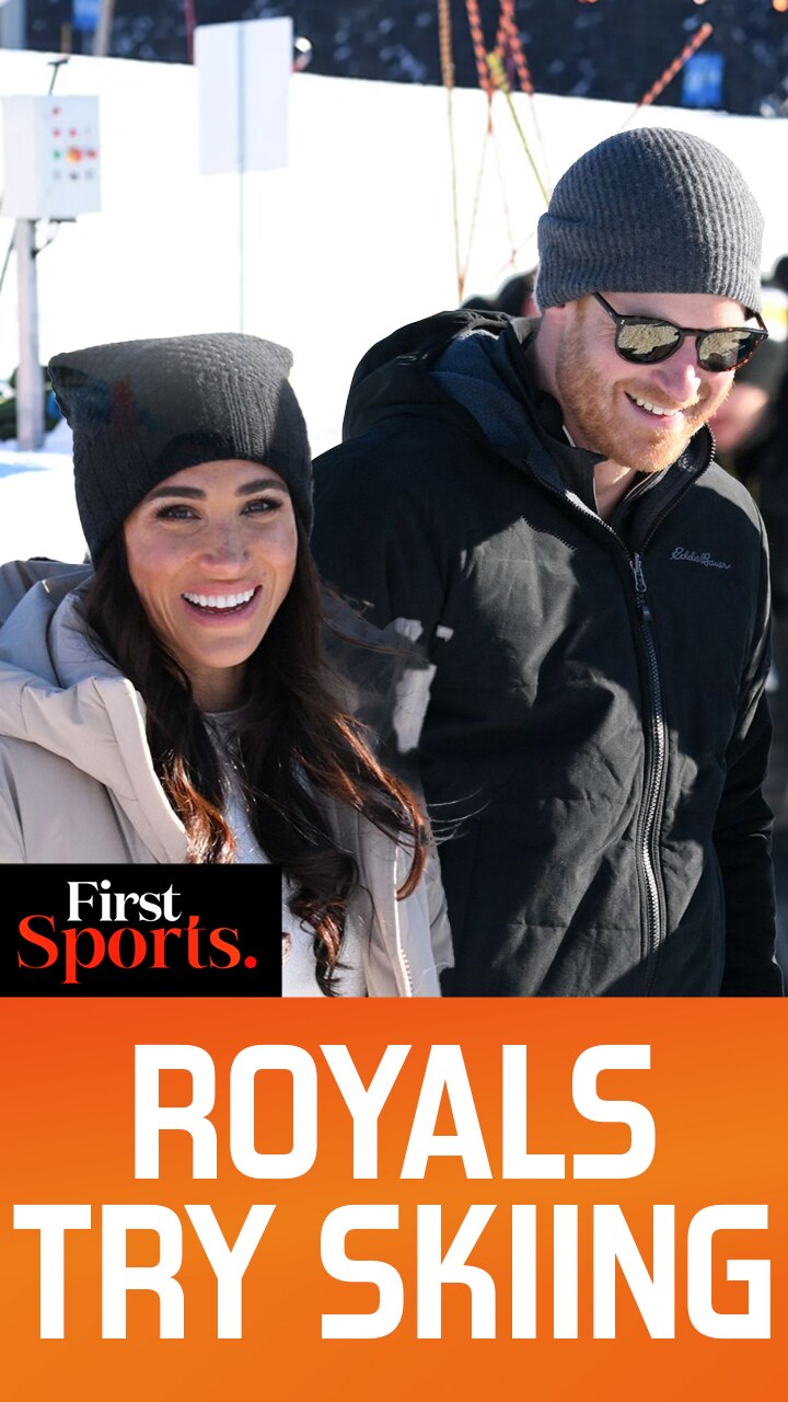 Watch: Prince Harry and Meghan Hit the Canadian Ski Slopes