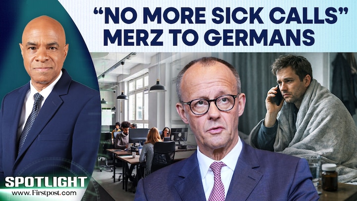 Germany’s Merz Plans To End Phone Sick Leave Amid Rising Absenteeism Crisis | Spotlight Firstpost Image