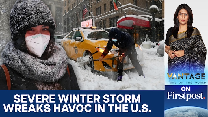 Powerful Winter Storm Paralyses New York, US Northeast | Vantage With Palki Sharma Powerful Winter Storm Paralyses New York, US Northeast | Vantage With Palki Sharma