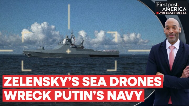 Putin's Prized Black Seat Fleet Ship Sinks in Ukrainian Sea Drone Attack