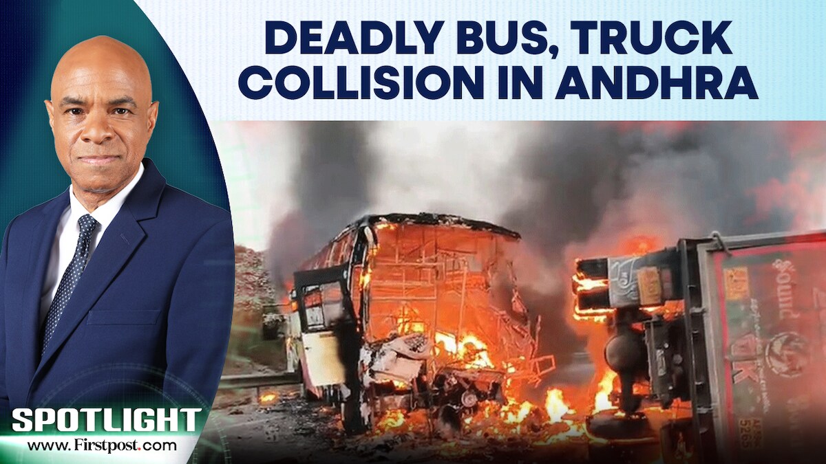 Andhra Pradesh: At Least 14 Dead After Bus Collides With Lory & Catches ...