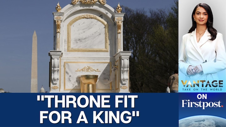 Golden Toilet Artwork Mocks Trump's White House Renovation Drive | Vantage on Firstpost Firstpost Image