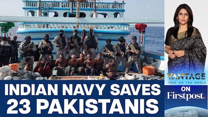 Indian Navy Conducts Daring Operation; Saves 23 Pakistanis From Pirates