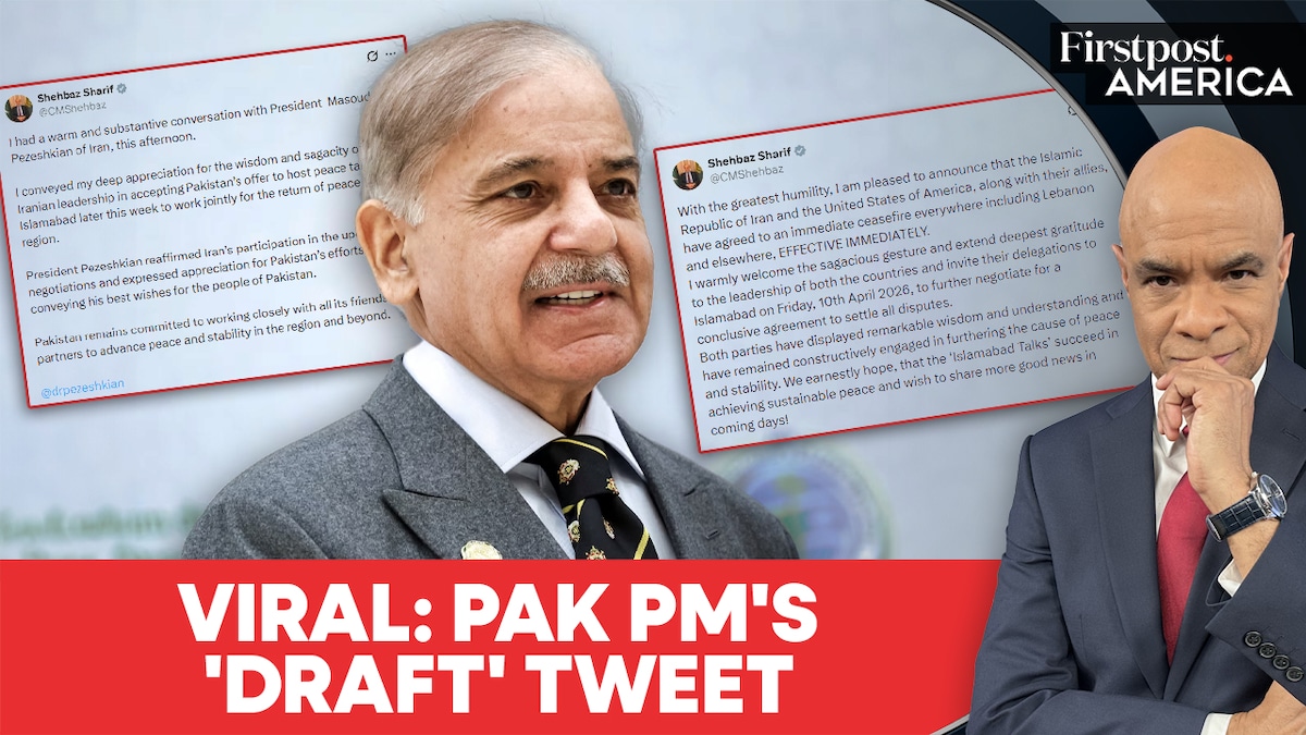 US-Iran Truce: Pak PM Shehbaz Sharif’s “Draft” Tweet Sparks Control ...
