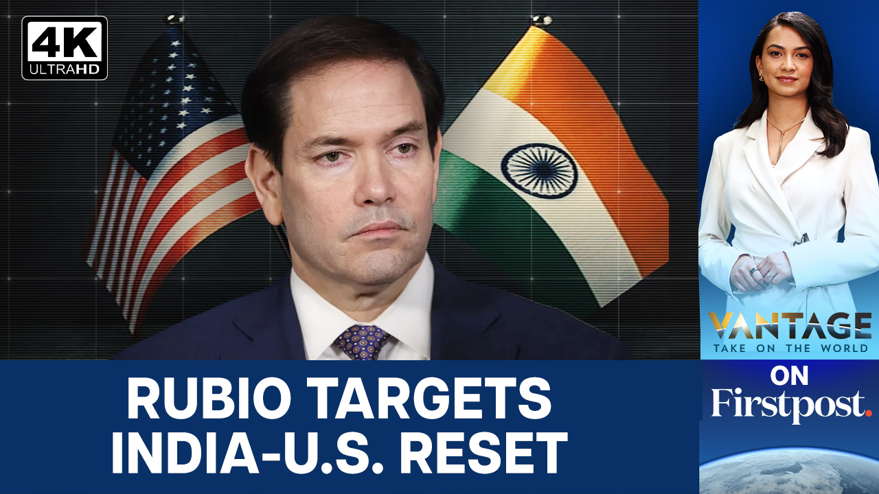 Marco Rubio to Visit India as US Seeks Reset in Ties | Vantage on Firstpost Firstpost Image