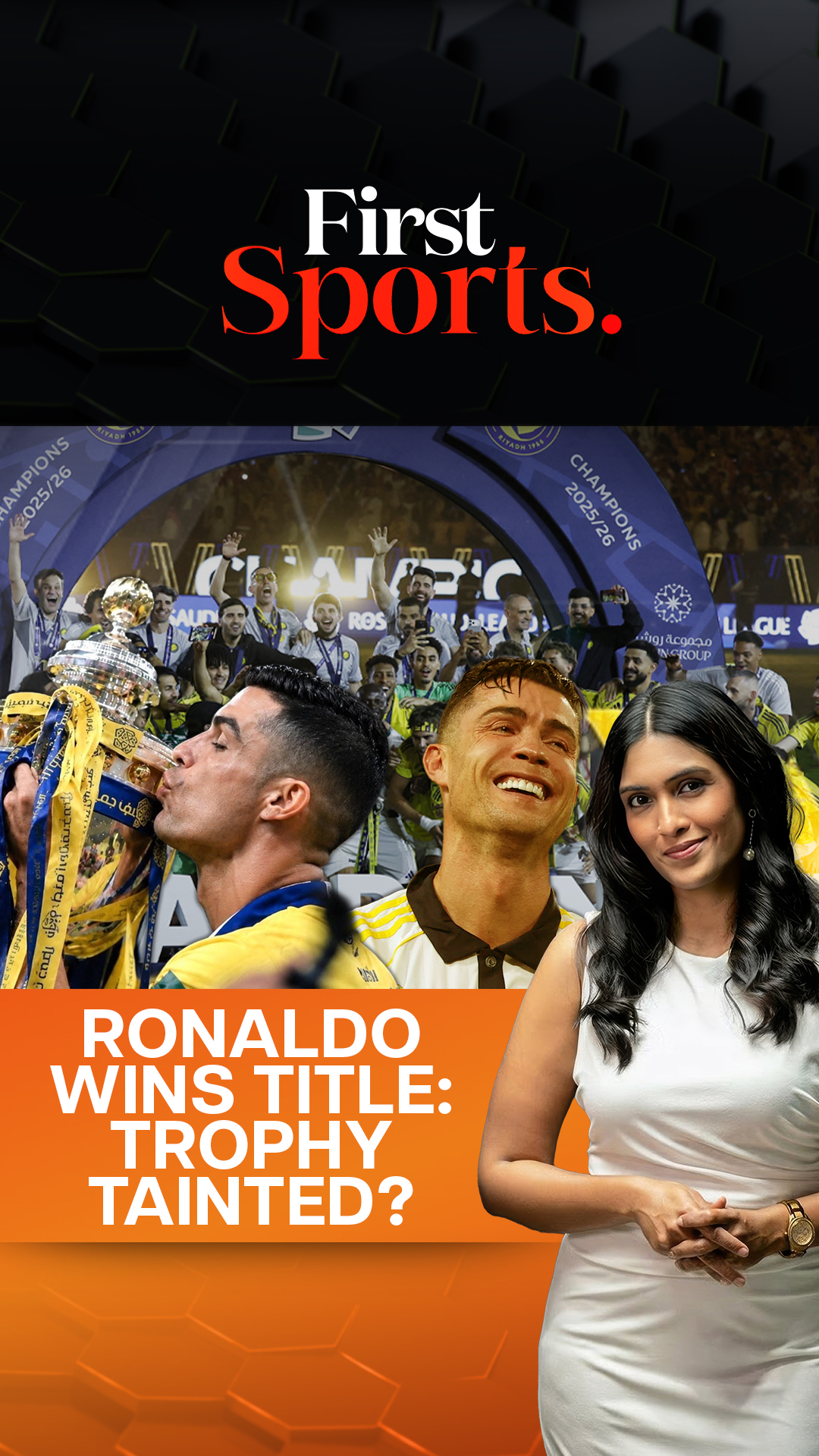 Ronaldo Gets Emotional After Winning Saudi Pro League | First Sports With Rupha Ramani Ronaldo Gets Emotional After Winning Saudi Pro League | First Sports With Rupha Ramani