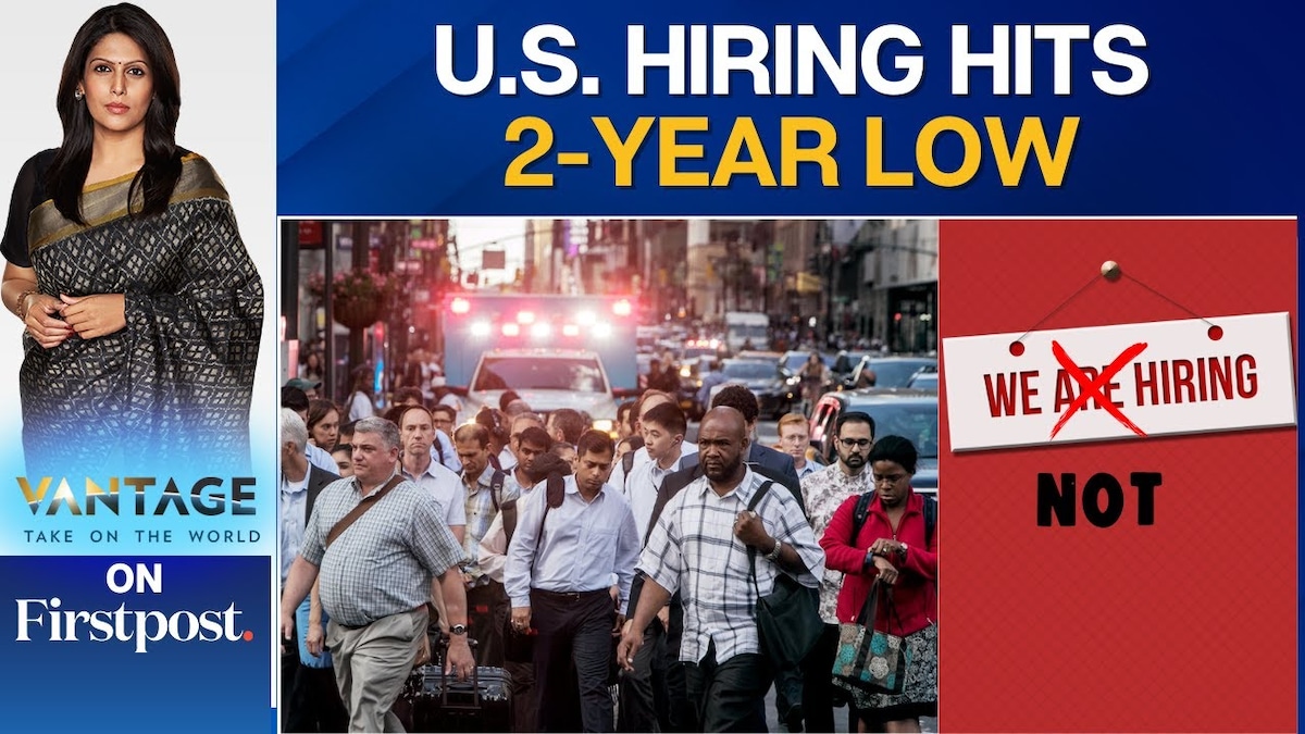 US Hiring Slows to 2-Year Low, Trump Blames Trade War | Vantage With Palki Sharma | N18G