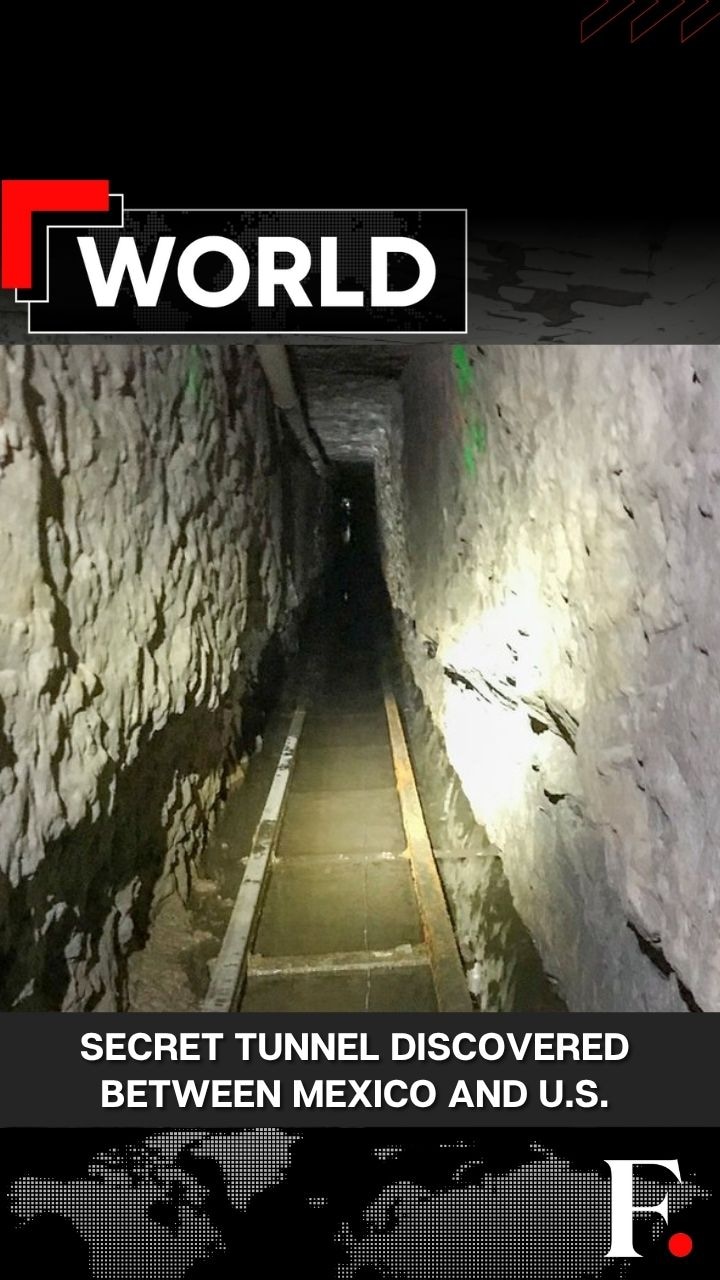 Watch: Secret Tunnel Between Mexico And The US Discovered