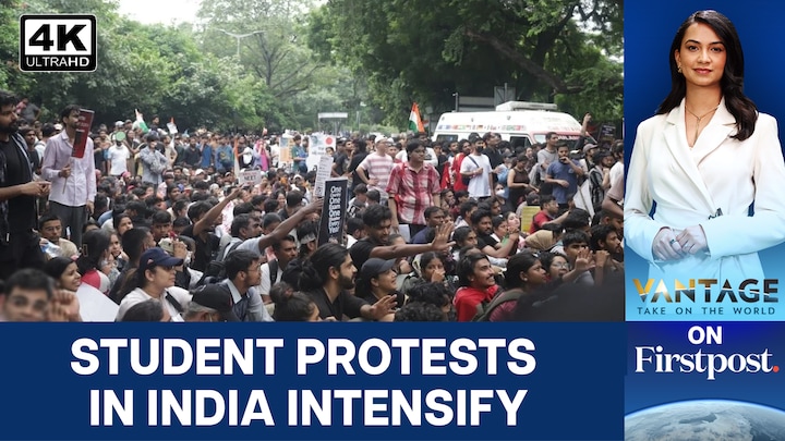 NEET Protests: Indian Students Clash With Police, Agitation In Parliament | Vantage on Firstpost Firstpost Image