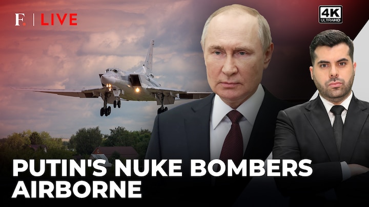 Russia Flies Nuclear-Capable Bombers Over Baltic Sea With Su-35 Escorts | Firstpost Live | 4K Firstpost Image