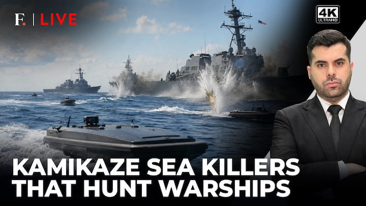 Ukraine's Battle-Tested Kamikaze Drone Boats To Be Built In The US | Firstpost Live | 4K Firstpost Image