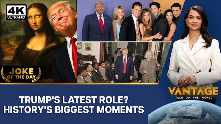 Spain Crops Trump, Internet Puts Him Everywhere: From Monalisa to 'Friends' | Vantage on Firstpost 