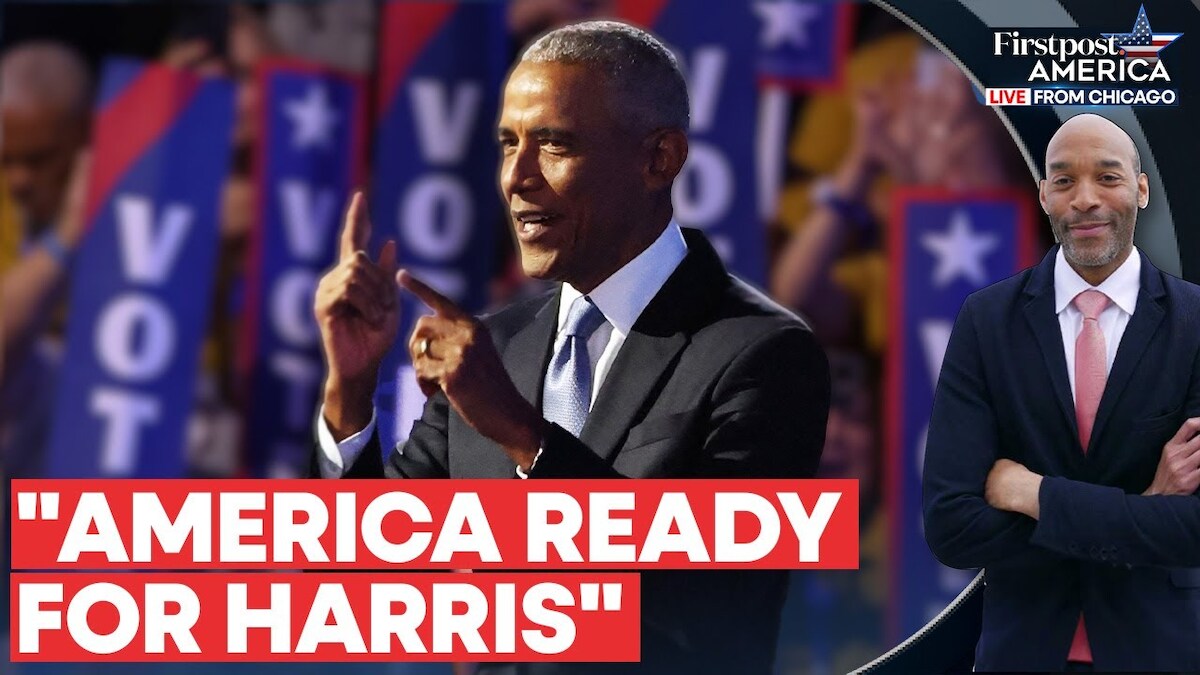 Barack Obama Urges Americans to Make Kamala Harris President