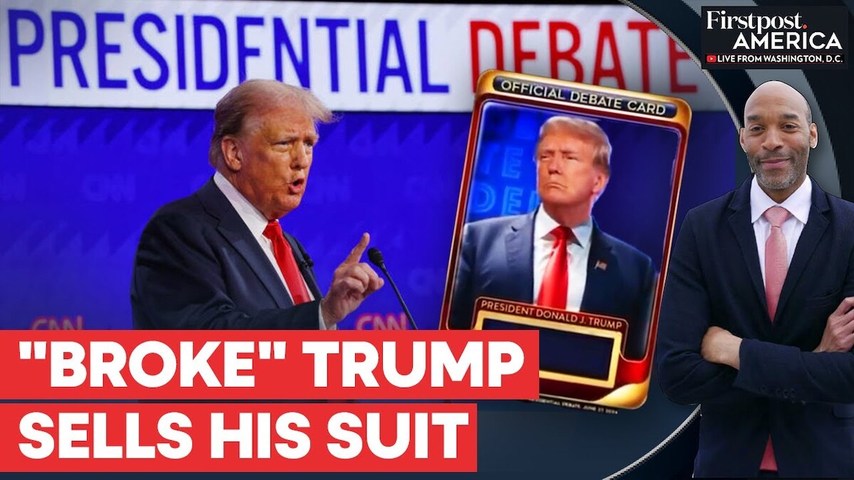 Donald Trump Sells Pieces of the Suit He Wore During Debate Against Joe ...
