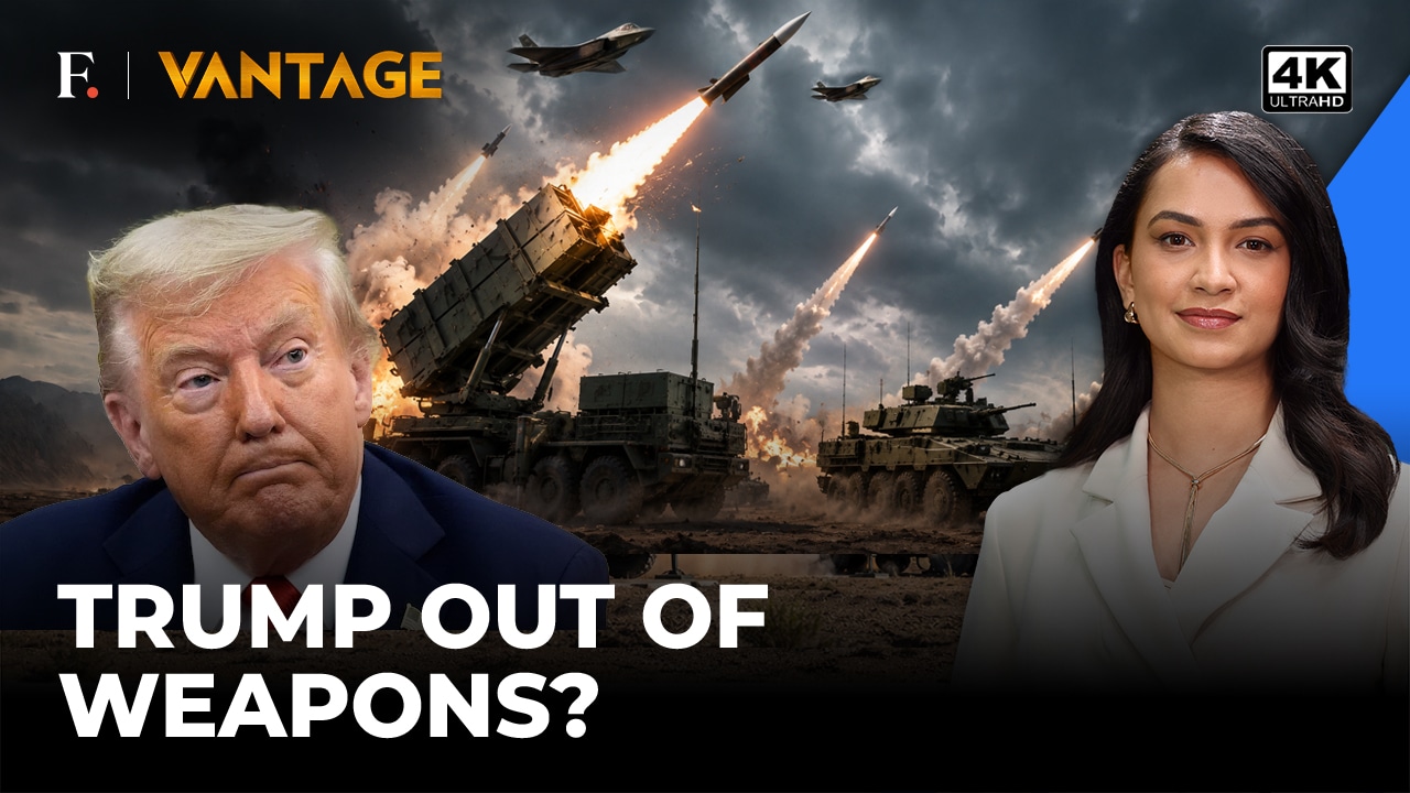 Trump Lacking Weapons To Defend Israel from Iran's Attacks? | Vantage on Firstpost