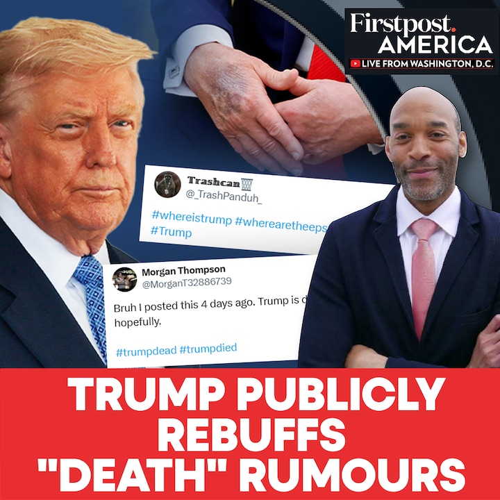 Trump Publicly Rebuffs "Death" Rumours | Firstpost America | N18G
