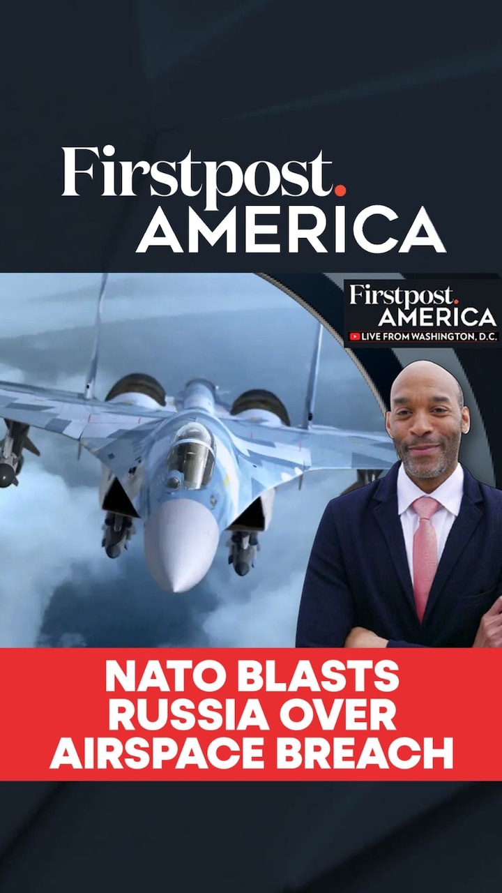 Nato Blasts Russia over Airspace Breach | Firstpost America 
