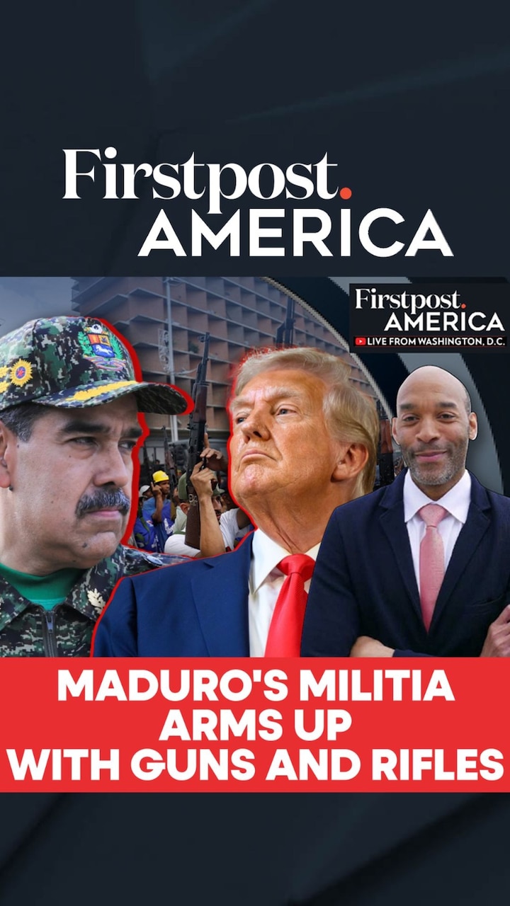 Maduro's Militia Arms Up With Guns And Rifles | Firstpost America
