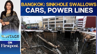 Residents evacuate as Bangkok street collapses into massive sinkhole|Vantage with Palki Sharma
