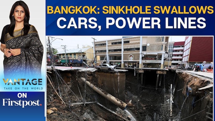 Residents evacuate as Bangkok street collapses into massive sinkhole|Vantage with Palki Sharma