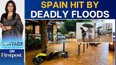  Severe storm Gabrielle causes heavy flooding in Ibiza, Spain | Vantage with Palki Sharma | N18G