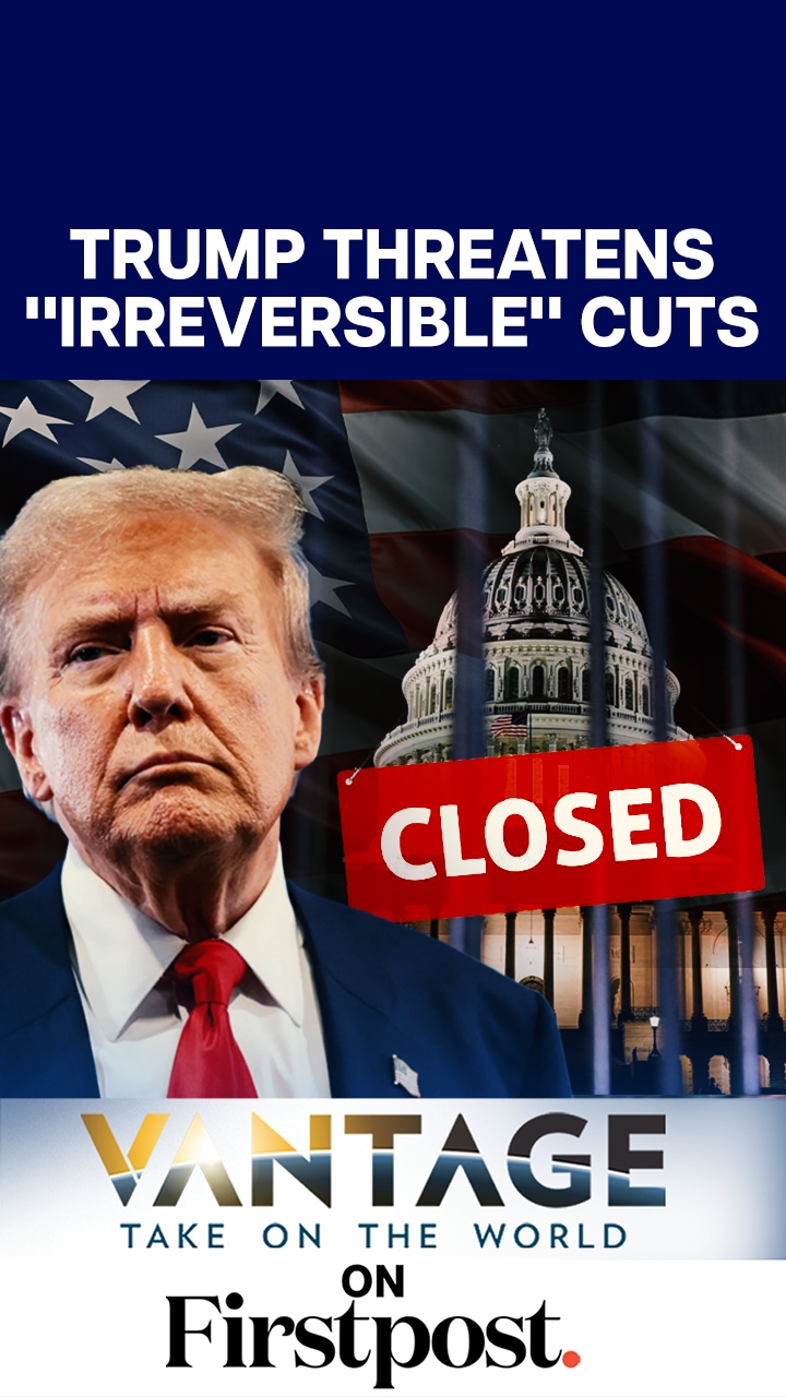  Trump warns of permanent budget cuts | Vantage on Firstpost | N18G