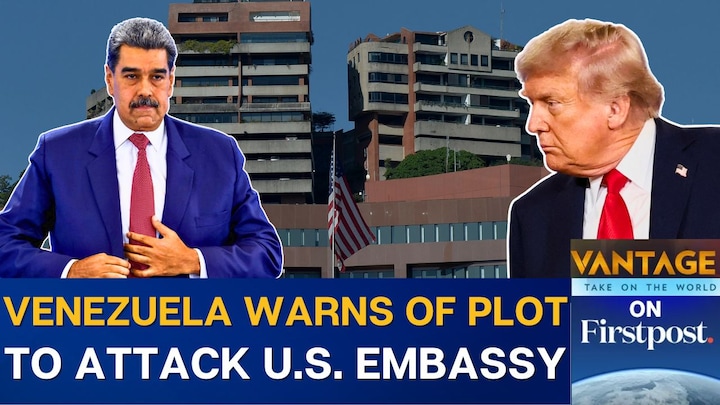 Venezuelan President issues warning of "false flag operation" by US Embassy| Vantage on Firstpost