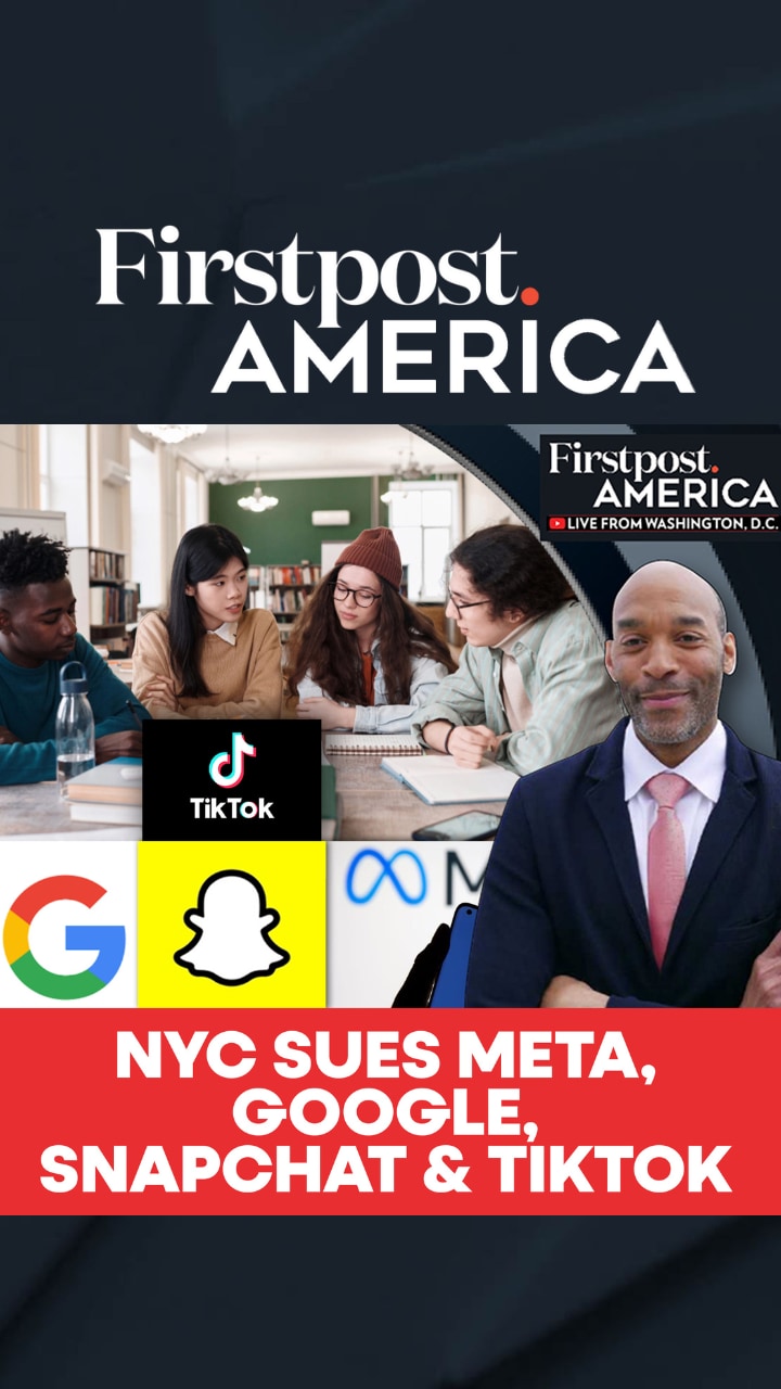 NYC Sues Meta, Google, Snapchat & Tiktok | Firstpost America 