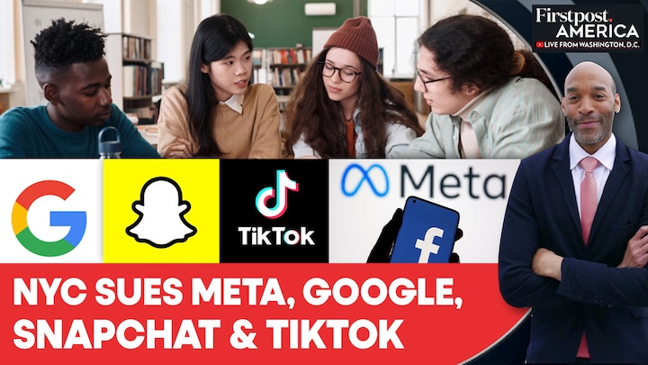 New York City Sues Facebook, Google, TikTok Over Child Mental Health Crisis | Firstpost America 