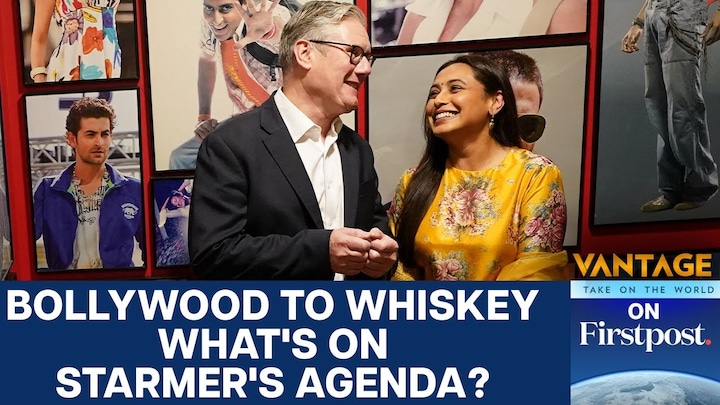 UK PM Starmer arrives in India leadind 125 member team | Vantage on Firstpost | N18G