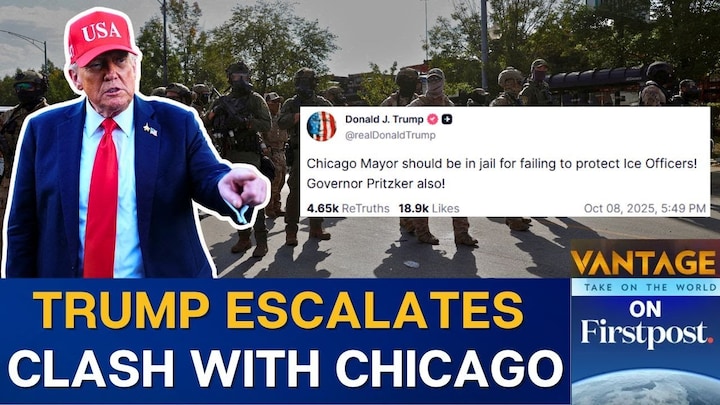 Trump demands arrest of Chicago Mayor and Illinois Governor over ICE clash|Vantage on Firstpost|N18G