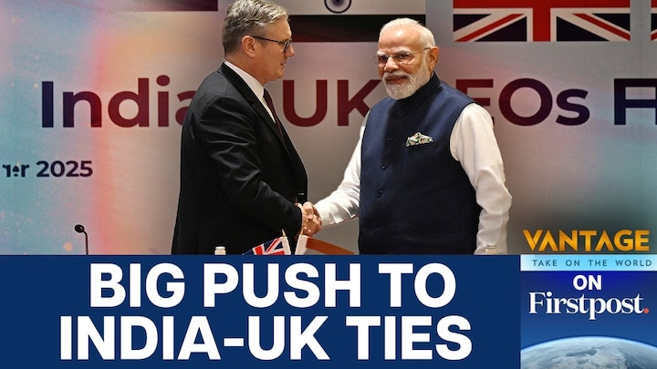 Keir Starmer's India visit focuses on trade, defence, technology and bollywood |Vantage on Firstpost