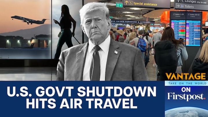  US Government shutdown causes flight disruptions | Vantage on Firstpost | N18G