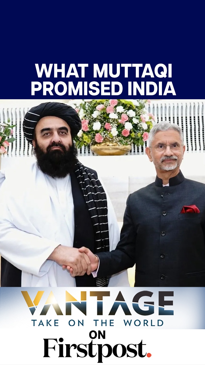 Jaishankar meets the Taliban's foreign minister Amir Khan Muttaqi| Vantage on Firstpost