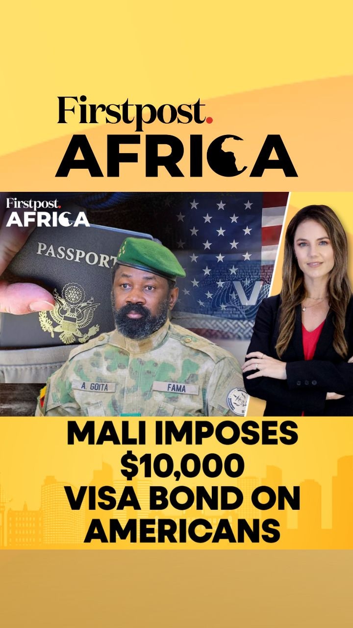 Mali Imposes Retaliatory Visa Bonds on US Visitors| Firstpost Africa 