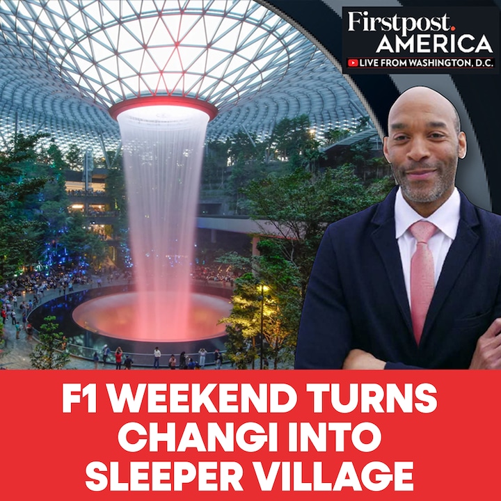 F1 Weekend Turns Changi Into Sleeper Village | Firstpost America | N18G