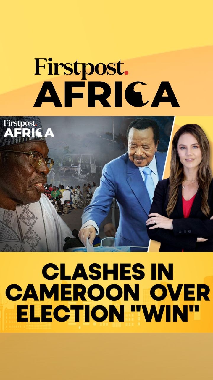 Cameroon: Clashes Erupt After Paul Biya's Opponent Claims Victory | Firstpost Africa 
