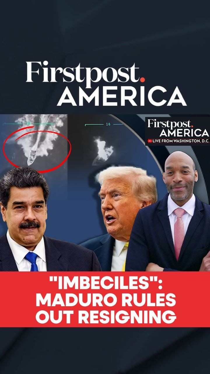 "Imbeciles": Maduro Rules Out Resigning | Firstpost America  