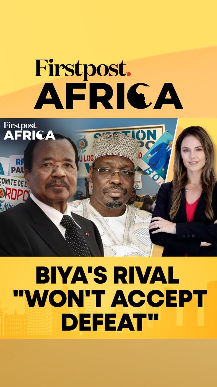 Cameroon Elections: Biya's Rival Tchiroma Calls for Protests | Firstpost Africa