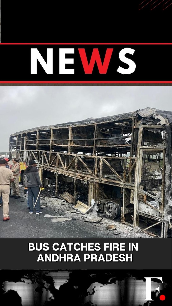 India: At least 20 Killed as Bus Catches Fire in Andhra Pradesh