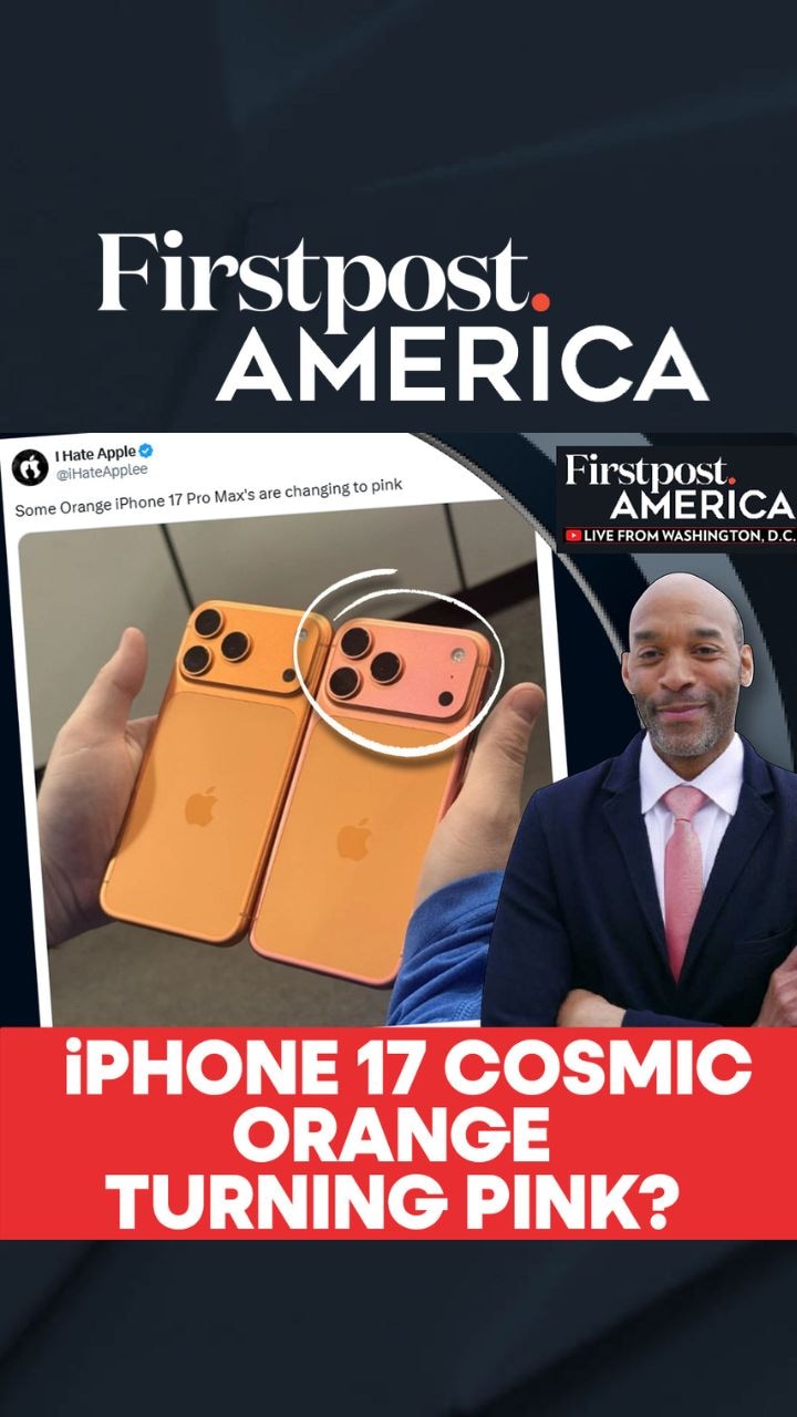 iPhone 17 Cosmic Orange Turning Pink? | Firstpost America 