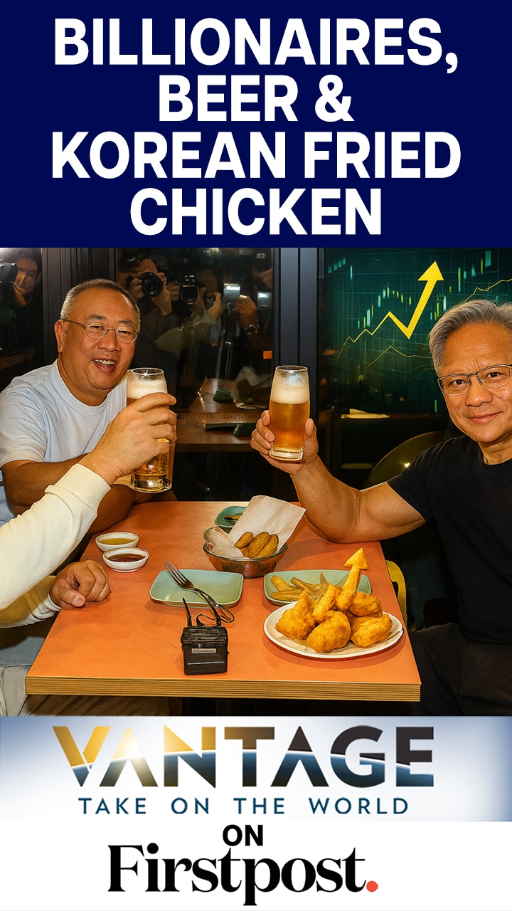 NVIDIA CEO Jensen Huang Turned Fried Chicken Into Stock Market Rally. Here's why | Vantage with Palk NVIDIA CEO Jensen Huang Turned Fried Chicken Into Stock Market Rally. Here's why | Vantage with Palk