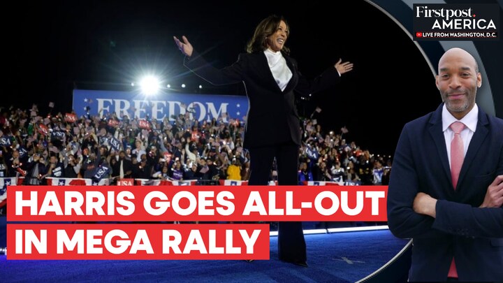 Kamala Harris Slams Donald Trump at Final Campaign Speech in Washington ...