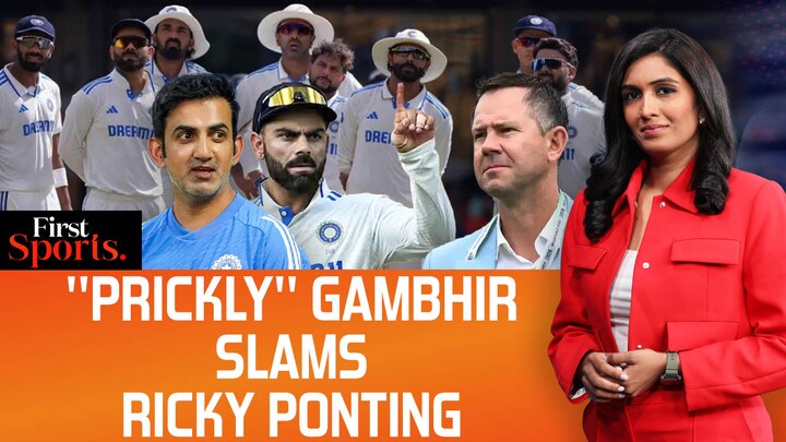 BGT: Ricky Ponting & Gambhir Clash, Mind Games Begin | First Sports ...