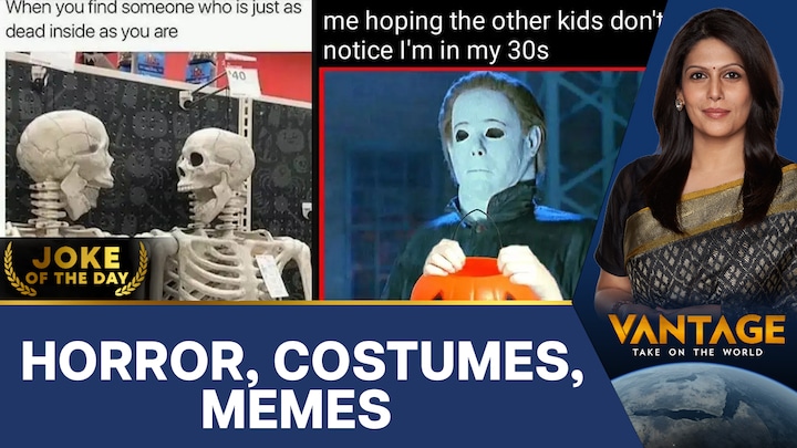 Halloween memes flood social media this spooky season | Vantage with Palki Sharma | N18G  Halloween memes flood social media this spooky season | Vantage with Palki Sharma | N18G