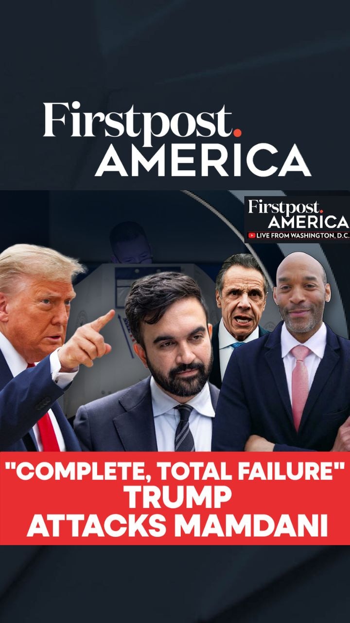 "Complete, Total Failure": Trump Attacks Mamdani | Firstpost America "Complete, Total Failure": Trump Attacks Mamdani | Firstpost America