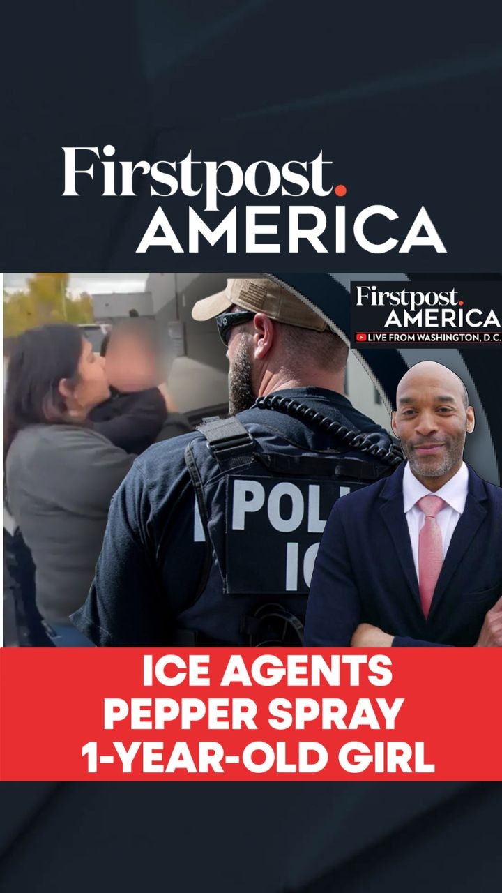ICE Agents Pepper Spray 1-Year-Old Girl | Firstpost America