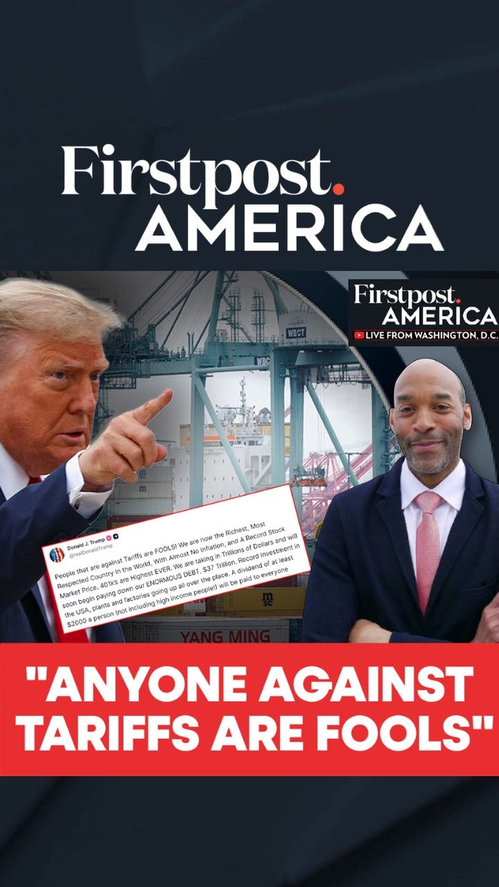 "Anyone Against Tariffs Are Fools" | Firstpost America 